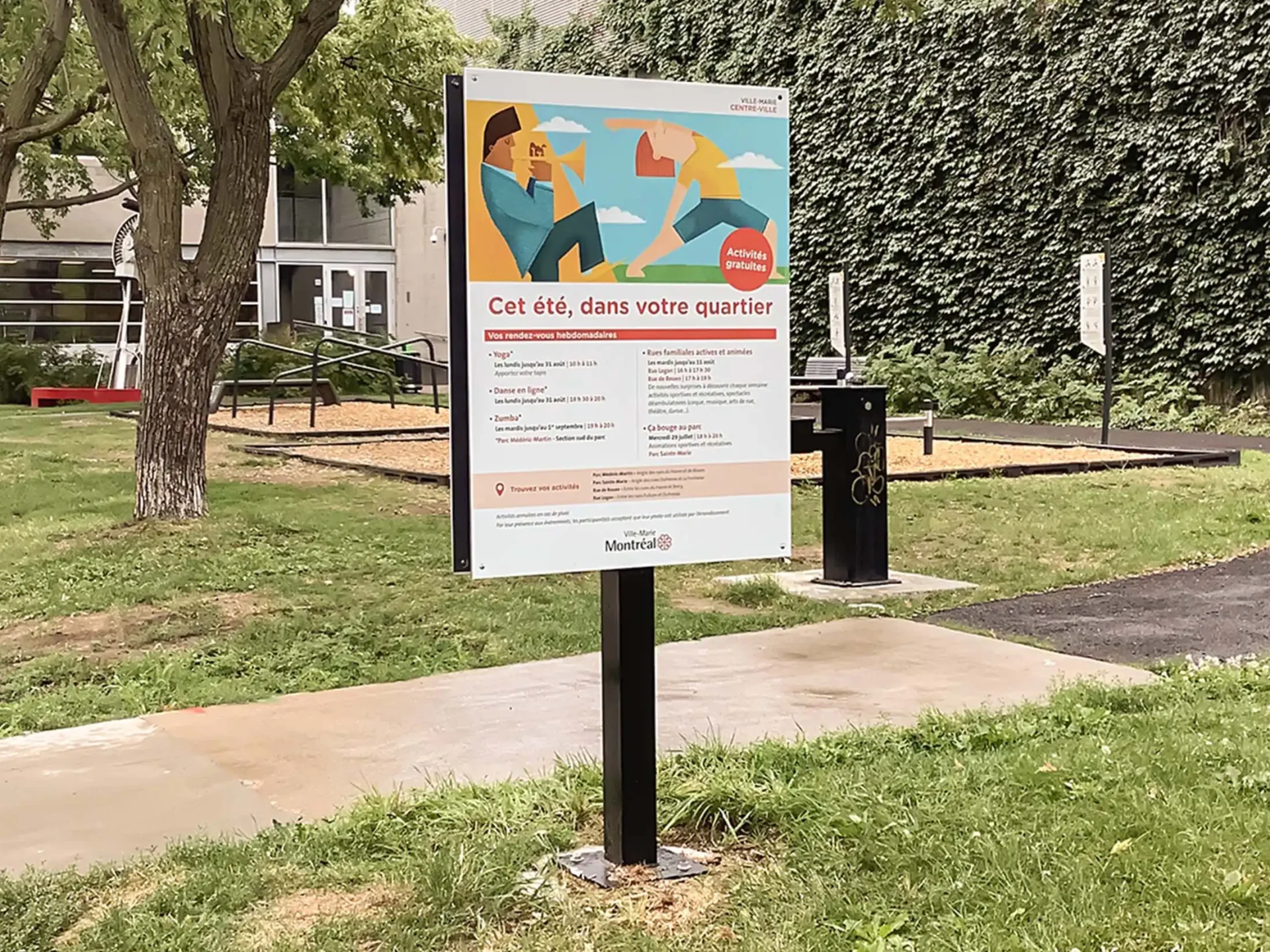ville montreal affichage