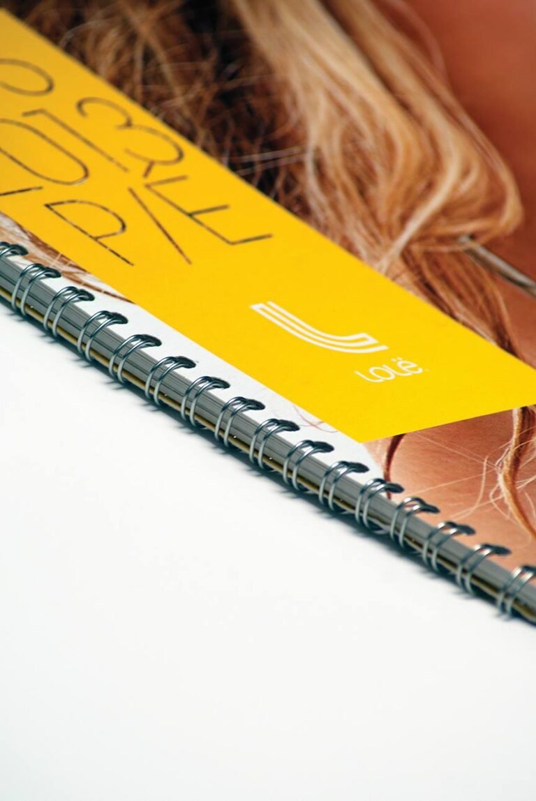 Document bound with Wire-O spiral binding